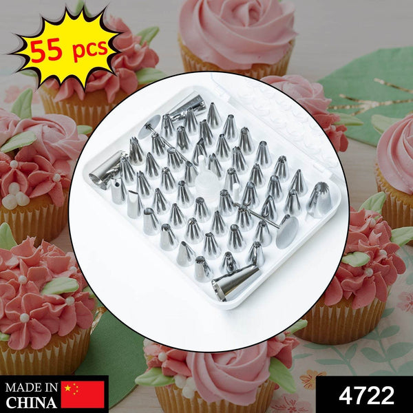 Cake Nozzle Set for Pastry Decorations (55-Piece) - Super Bachat