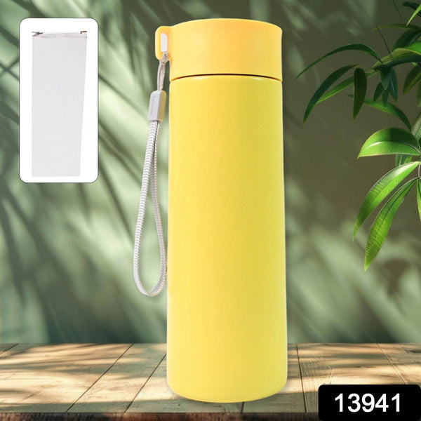 Vacuum Insulated Stainless Steel, Double walled (500 ML Approx / Mix Color & Design) - Super Bachat
