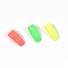 Pencil Top Eraser Rubber Erasers (1 Pc / Mix Colour & Design) - Super Bachat