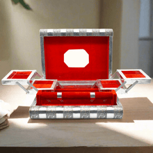 Wooden Jewellery Organizer Multi Purpose Box Bangle Box - Super Bachat