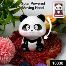 Car Decoration Solar Power Moving Head Panda Statue Creative (1 Pc) - Super Bachat