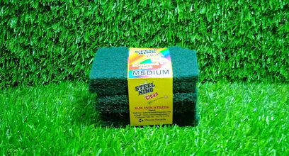 Scrub Sponge Cleaning Pads Aqua Green (Pack Of 6) - Super Bachat