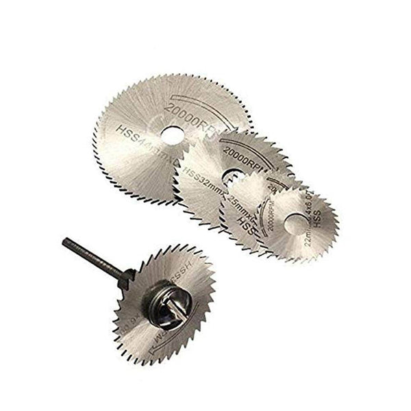 6pcs Metal HSS Circular Saw Blade Set Cutting Discs for Rotary Tool - Super Bachat