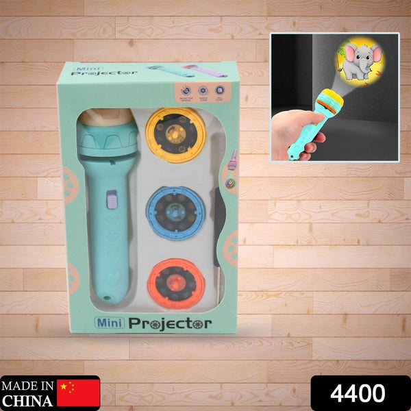 Mini Slide Projector for Kids with 3 Slide and Animated Pattern, Flashlight Torch for Kids, Projector Torch, Educational Learning Toy - Super Bachat