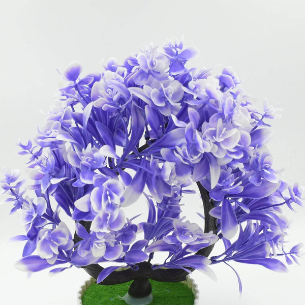 Wild Artificial Flower Plants with Cute Pot | Flower Plant for Home Office Decor | Tabletop and Desk Decoration | Artificial Flower for Balcony Indoor Decor, Plants for Living Room (1 Pc) - Super Bachat