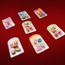 Mix Design 1Set Fancy & Stylish Colorful Erasers for Children Different Designs & Mix, Eraser Set for Return Gift, Birthday Party, School Prize (1Set) - Super Bachat