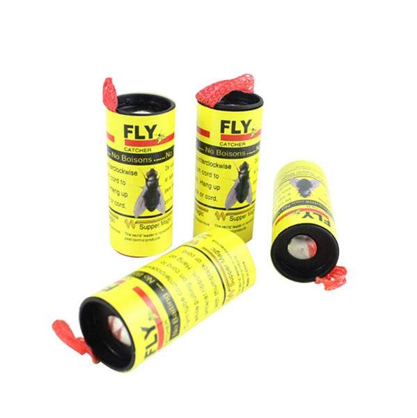 Fly, Mosquito & Insect Catcher Adhesive Sticky Glue Strips - Super Bachat