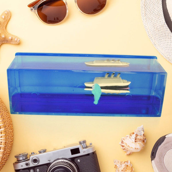Car Interior Dashboard Decoration Floating Water Cruiser Ship Iceberg Ornament Car Interior Decoration for Birthday Gifts, Home Decor Suitable for Home Show Car Decoration, Gifts, Desk or Paperweight - Super Bachat