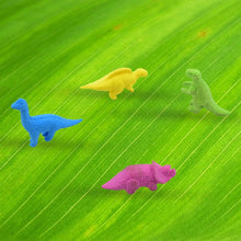 Small Dinosaur Shaped Erasers (4 Pc): Animal Erasers for Kids (School Supplies) - Super Bachat