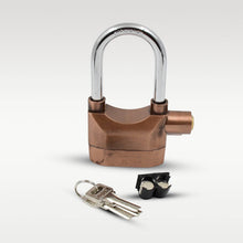 Security Alarm Metallic Lock System with 3 Keys (1 Set / Mix Color) - Super Bachat