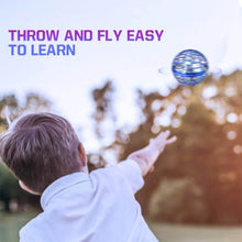 Flying Ball Toys, USB Rechargeable Built-in RGB Lights 360°Rotating Magic Controller, Flying Orb Ball Boomerang Mini Pro Spinner Blastoise Toys - Super Bachat