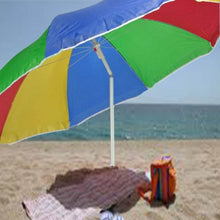 Sun Protection Water Proof Fabric Polyester Garden Umbrella for Beach, Lawn - Super Bachat