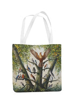 Art to Doors | Feathered Friends | Tote Bags | Shopping Bag For Grocery | Aesthetic Carry Bag | Tote Bag for Shopping, Travel, office & beach bags for women|