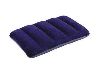 Velvet Air Inflatable Travel Pillow (Blue) - Super Bachat