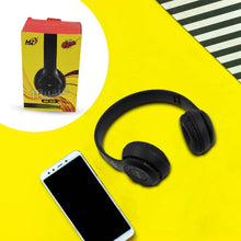 Wireless Headphone Over The Head Bluetooth Headset Foldable Headband Hands-free with Calling Function (1 Pc) - Super Bachat