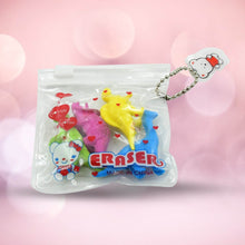 Small Dinosaur Shaped Erasers (4 Pc): Animal Erasers for Kids (School Supplies) - Super Bachat