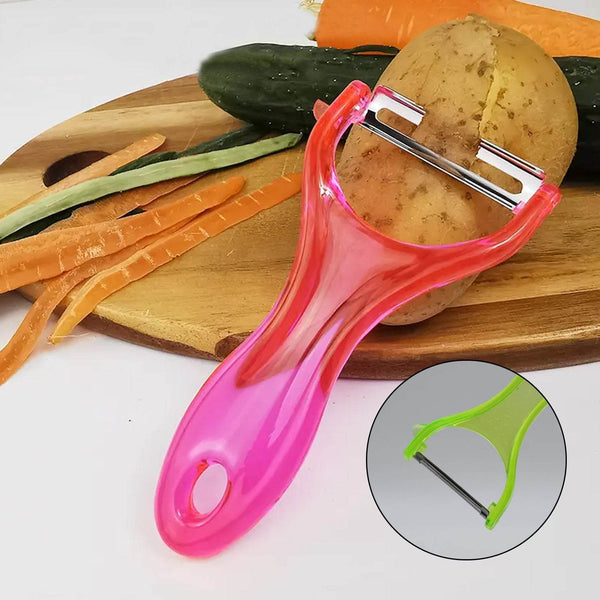 Stainless Steel Blade Peeler Universal Peeler for Professional and Household Kitchen Peeler (1 pc) - Super Bachat