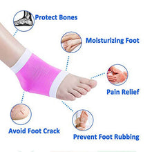 Open Toe Socks for Dry Hard Cracked Skin Moisturizing While You Sleep. - Super Bachat