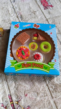 3D Fast Food Fancy & Stylish Colorful Erasers, Mini Eraser Creative Cute Novelty Eraser for Children Different Designs Eraser Set for Return Gift, Birthday Party, School Prize, Fast Food Set Eraser ( 5 pc Set ) - Super Bachat