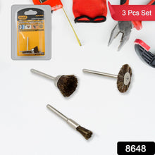 Brass Wire Wheels, 3 Pcs Brass Wire Wheels, Rust Removal Tool - Super Bachat