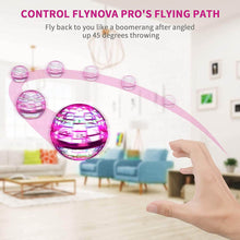 Flying Ball Toys, USB Rechargeable Built-in RGB Lights 360°Rotating Magic Controller, Flying Orb Ball Boomerang Mini Pro Spinner Blastoise Toys - Super Bachat
