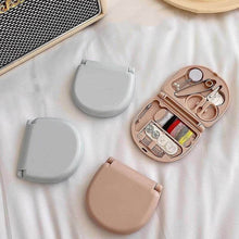 Mini Travel Sewing Kit DIY Sewing Portable Sewing Tool Kits Plastic Sewing Kit Box Beginner Friendly Emergency Sewing Repair Kit with Threads Scissors Hand Sewing Needles - Super Bachat