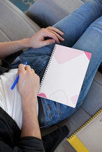 Art to Doors | Soft Pink Shapes | Spiral Notebooks | A5 Size Paper | 120 Pages | 70 GSM Paper | Attractive Cover Designs