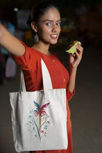 Art to Doors | Winged Beauty | Tote Bags | Shopping Bag For Grocery | Aesthetic Carry Bag | Tote Bag for Shopping, Travel, office & beach bags for women