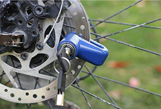 Wheel Padlock Disc Lock Security for Motorcycles Scooters Bikes - Super Bachat