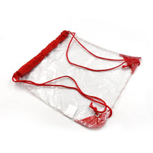Plastic Waterproof Pouch Transparent Stadium Bags Clear String Bag for Gym Concert Travel Beach Swimming Sport - Super Bachat