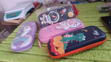 Pencil Box / Kids School Supply Organizer Students Stationery Box (1 Pc / Mix Design) - Super Bachat
