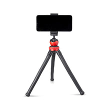 Amazon Basics Flexi Octopus Tripod with 360-Degree Rotating Head with Phone Mount, Ideal for DSLR, Action Cameras, Ring Lights, Panel Reflectors, Umbrellas, and Flashlights