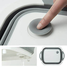 Foldable Chopping Board, Dish Rack, Washing Bowl & Draining Basket, 3in1 Multi-Function - Super Bachat