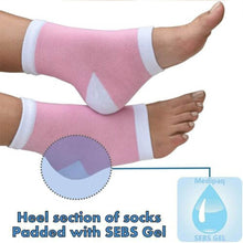 Open Toe Socks for Dry Hard Cracked Skin Moisturizing While You Sleep. - Super Bachat