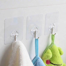 100PC MULTIPURPOSE STRONG SMALL STAINLESS STEEL ADHESIVE WALL HOOKS - Super Bachat