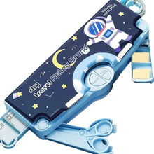 Multifunctional Pencil Box for Kids, Space Pencil Box For Boys, Kids Pencil Box for Boys & Girls, Magnetic Pencil Box for Boys, Pop up Pencil Box, Space Theme Return Gifts for Kids (Space Pencil Box) - Super Bachat