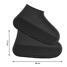 Non-Slip Silicone Rain Reusable Anti skid Waterproof Fordable Boot Shoe Cover ( Large ) - Super Bachat