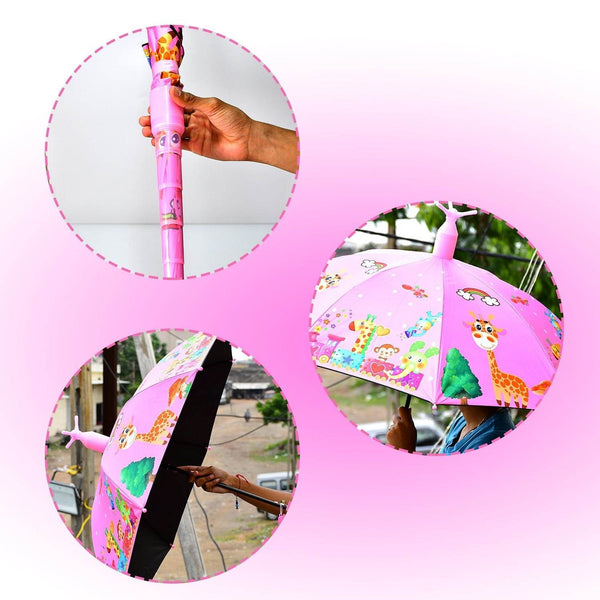 Umbrella With Handle and Lightweight Safety Round plastic cap - Super Bachat