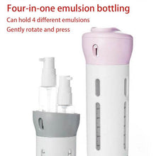 4 in 1 Travel Dispenser Bottle Set Travel Refillable Cosmetic Containers Set - Super Bachat