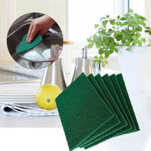 Scrub Sponge Cleaning Pads Aqua Green (Pack Of 6) - Super Bachat