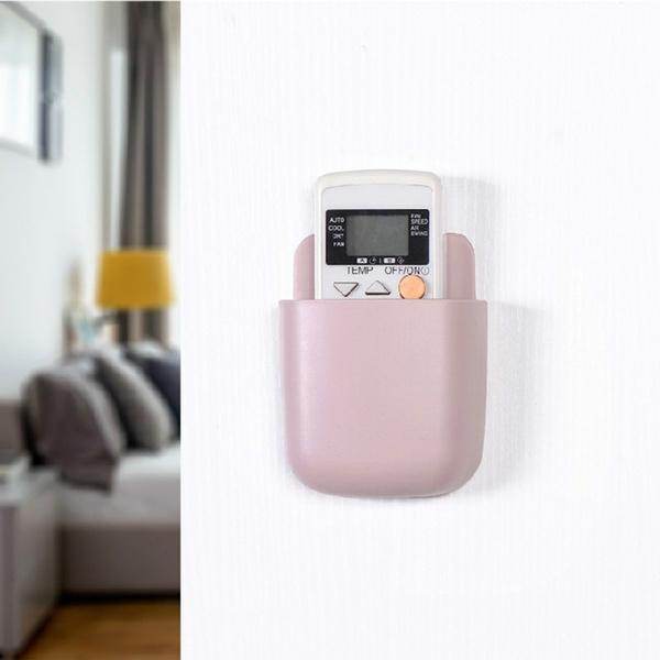Wall Mounted Storage Case with Mobile Phone Charging Port Plug Holder - Pack of 4 Pcs - Super Bachat