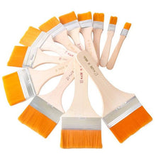 Artistic Flat Painting Brush - Set of 12 - Super Bachat