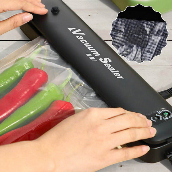 One-Touch Automatic Vacuum Sealing Machine for Dry And Moist Food - Super Bachat