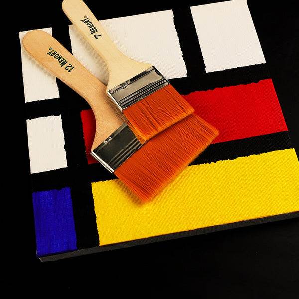 Artistic Flat Painting Brush - Set of 12 - Super Bachat