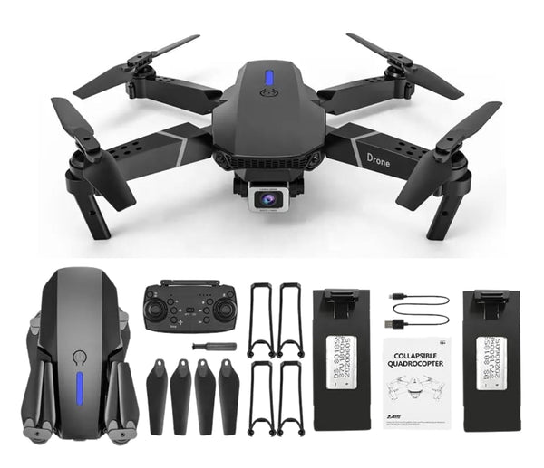 Drone with 4k Camera Foldable 1080P HD Drone with FPV Live Video, Smart Gestures Selfie, Altitude Hold, One Key Take Off/Landing, 3D Series Flips, Aerial Code Photography For Kids And Adults A2
