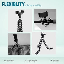 Tygot Gorilla Tripod/Mini 33 CM (13 Inch) Tripod for Mobile Phone with Phone Mount & Remote | Flexible Gorilla Stand for DSLR & Action Cameras