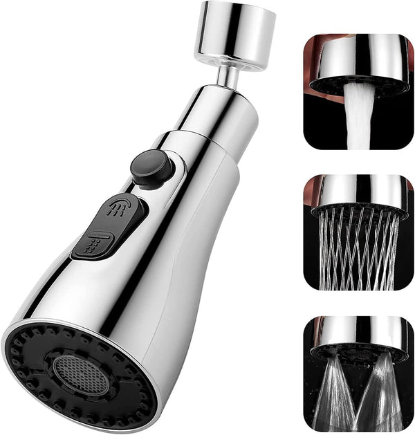 Nubilous Tap Extender for Kitchen Sink, Flexible Faucet with Tap Extension for Convenient Use Upgrade Your Kitchen Sink with Flexible Tap for Easy Access