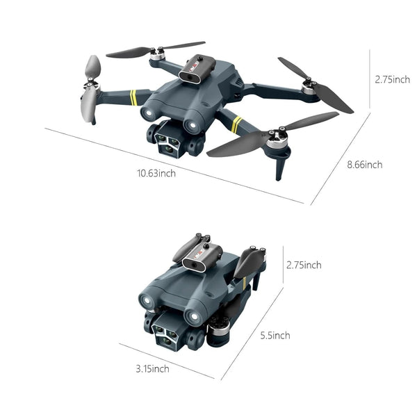 Drones with Camera for Adults 4K, Brushless Motor Drone for Kids Beginners, FPV Foldable RC Drone with 2 Batteries, 45 Mins Long Flight Time, Beyond-Range Loss Alert, Toys For Kids And Adults A5