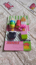Mini Eraser Set for Kids (5 Pieces) - Fun Designs, Party Favors, School Prizes - Super Bachat