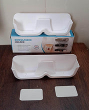 Wall Mount Sunglass Organizer Simple Space Saving Glasses Storage Box Eyewear Stand Holder for Showcase Bedroom Apartment With 2 pc Double Sided Adhesive Sticker (2 Pcs Set) - Super Bachat